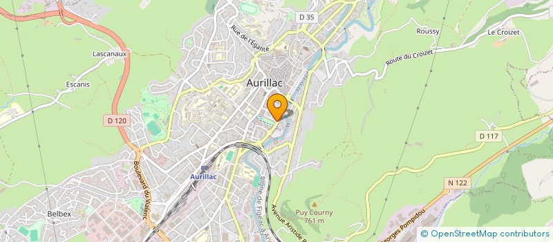 localisation de l'entreprise COP LE PRADET à AURILLAC