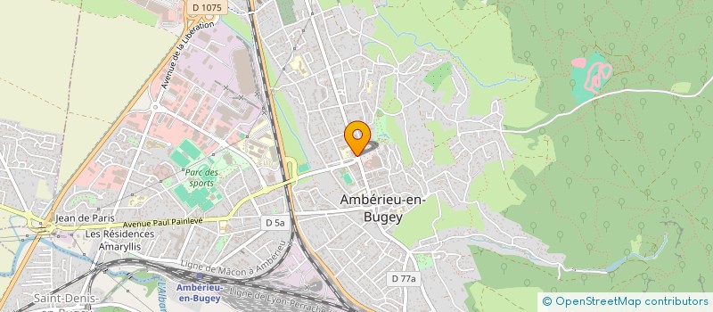localisation de l'entreprise COP LE ROND POINT à AMBERIEU-EN-BUGEY