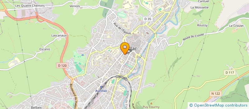 localisation de l'entreprise COP LES ACACIAS à AURILLAC