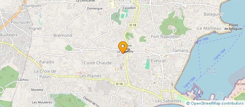 localisation de l'entreprise COP LES AMANDIERS PAS DE LOUP à LA SEYNE SUR MER