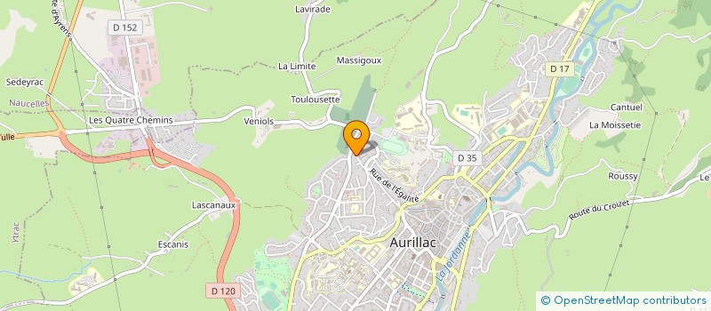 localisation de l'entreprise COP LES EPICEAS à AURILLAC