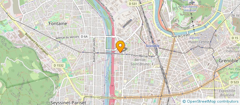 localisation de l'entreprise COP LES FLORALIES BERRIAT  GRENOBLE