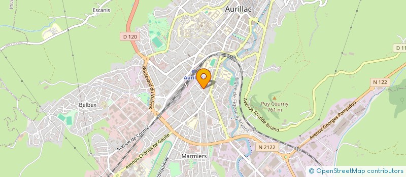 localisation de l'entreprise COP LES LILAS à AURILLAC
