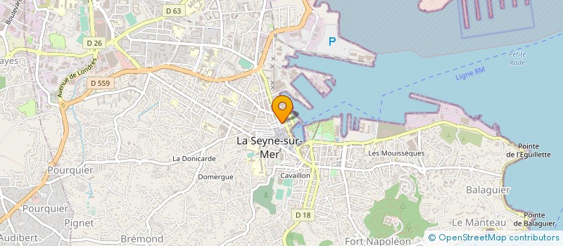 localisation de l'entreprise COP LES LOGGIAS DES SABLETTES à LA SEYNE-SUR-MER