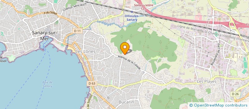 localisation de l'entreprise COP LES MAZETS DE LA CALADE à SIX FOURS LES PLAGES