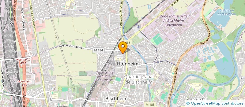 localisation de l'entreprise COP' MONDE  HNHEIM