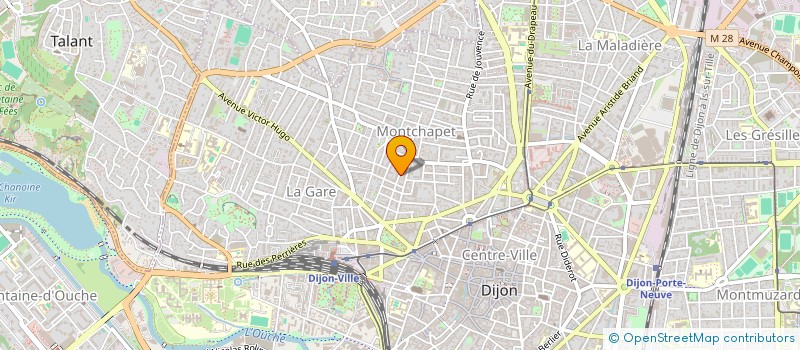 localisation de l'entreprise COP MONTMARTRE N  DIJON