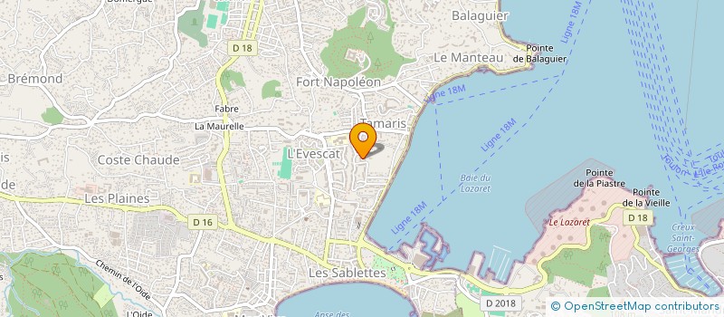 localisation de l'entreprise COP ORATOIRE à LA SEYNE SUR MER