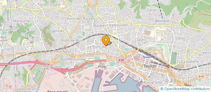 localisation de l'entreprise COP PARNASSE à TOULON