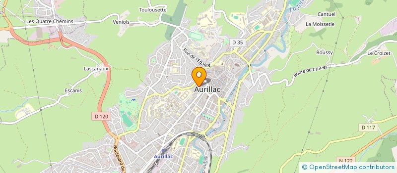 localisation de l'entreprise COP PERIER à AURILLAC