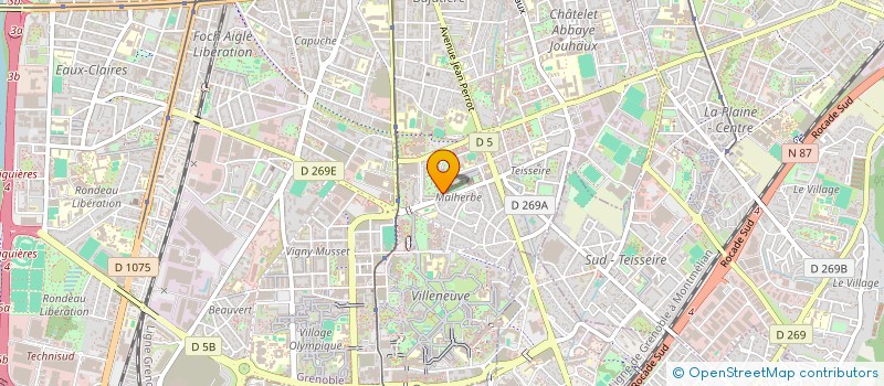 localisation de l'entreprise COP QUAI DE LA GRESSE  GRENOBLE