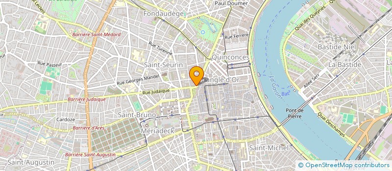 localisation de l'entreprise COP RES 1 C G CLEMENCEAU à BORDEAUX