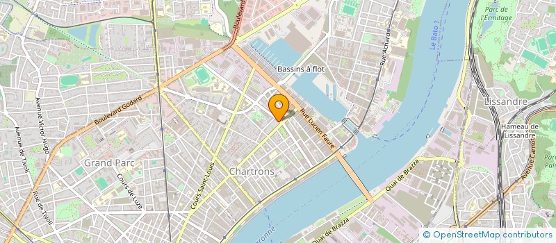 localisation de l'entreprise COP RES 118 CRS E VAILLANT  BORDEAUX