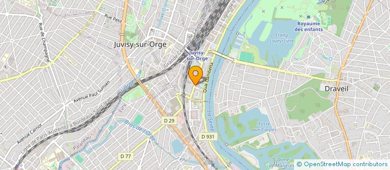 localisation de l'entreprise COP RES 12 RUE MONTTESSUY à JUVISY-SUR-ORGE