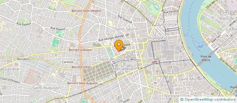 localisation de l'entreprise COP RES 18 RUE SULLIVAN à BORDEAUX