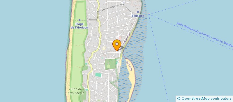 localisation de l'entreprise COP RES 3 RUE DE LA FORESTIERE  LEGE-CAP-FERRET