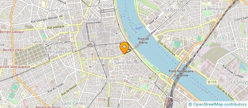 localisation de l'entreprise COP RES 41 CRS VICTOR HUGO  BORDEAUX