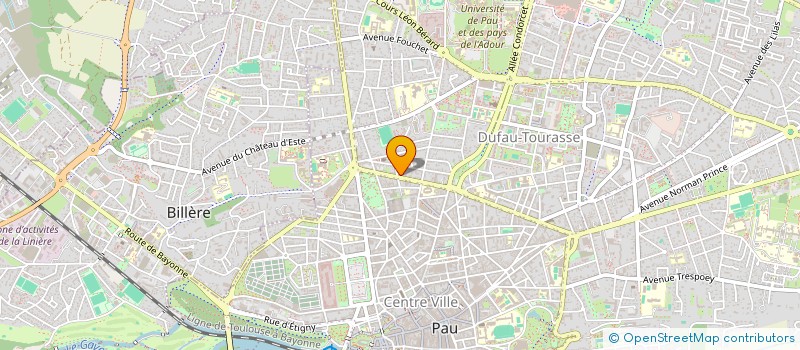 localisation de l'entreprise COP RES 94 BD ALS LORRAIN à PAU