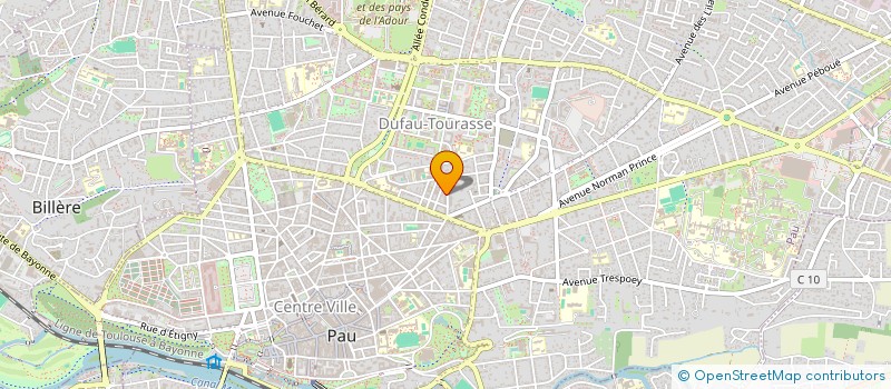 localisation de l'entreprise COP RES ALSACE OSSAU à PAU
