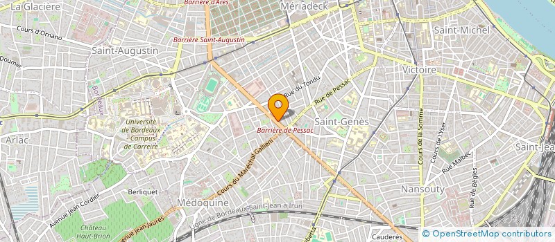 localisation de l'entreprise COP RES BD GEORGES V à BORDEAUX