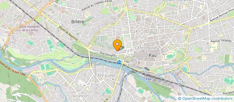 localisation de l'entreprise COP RES BERNADOTTE à PAU