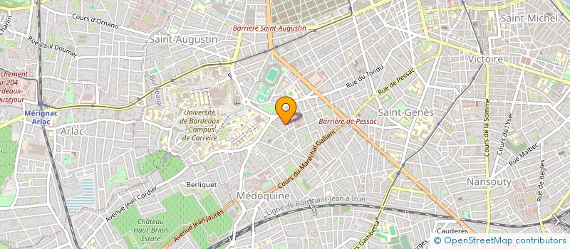 localisation de l'entreprise COP RES BERTHELOT à BORDEAUX