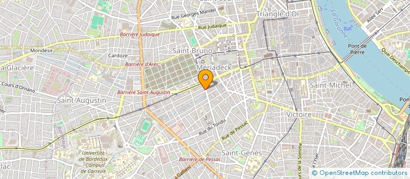 localisation de l'entreprise COP RES BOUVREUILS à BORDEAUX