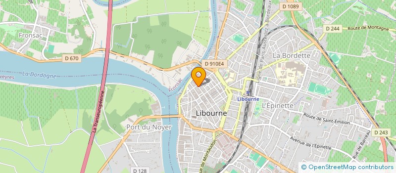 localisation de l'entreprise COP RES CARNOT  LIBOURNE