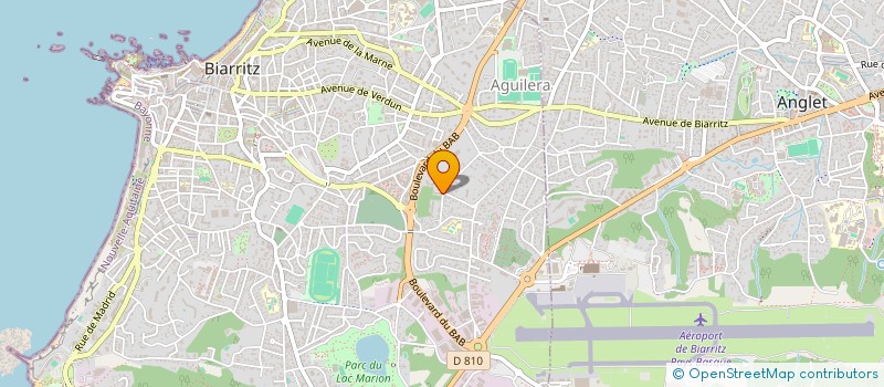 localisation de l'entreprise COP RES CLOSERIE DE TAMAMES REP PAR CABINET MAUREL  BIARRITZ