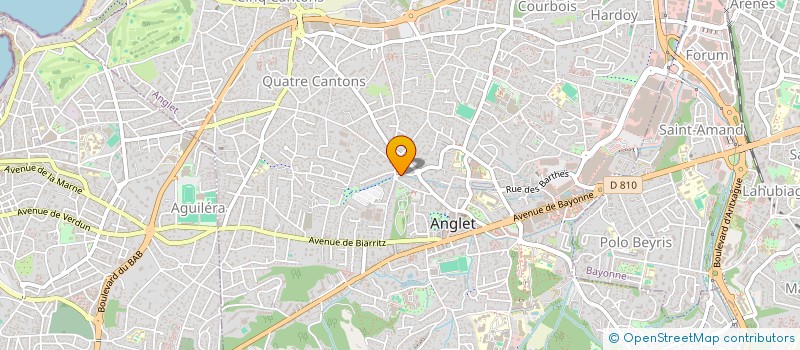 localisation de l'entreprise COP RES CLOSERIE DES 4 CANTONS  ANGLET