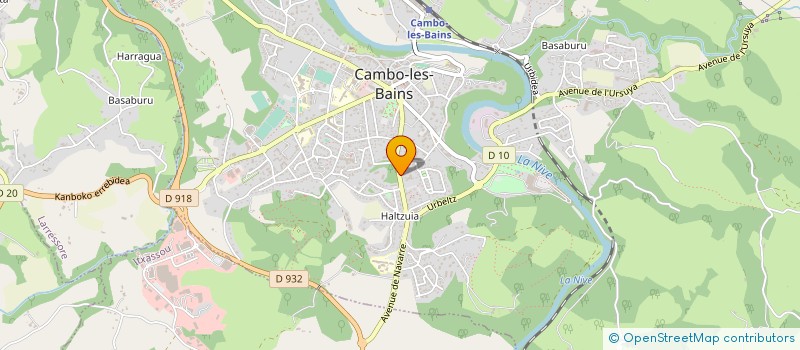 localisation de l'entreprise COP RES COLBERT  CAMBO-LES-BAINS