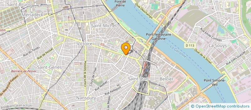 localisation de l'entreprise COP RES COURS DE LA SOMME  BORDEAUX