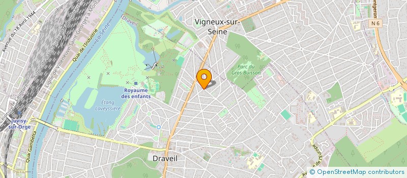 localisation de l'entreprise COP RES DE L AVENUE DU BOIS  DRAVEIL