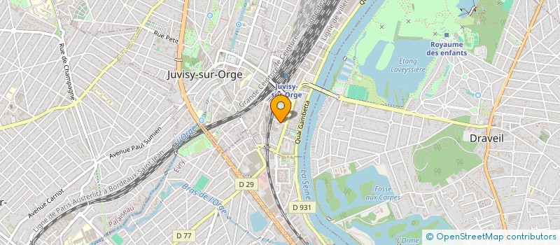 localisation de l'entreprise COP RES DE L'ERMITAGE à JUVISY-SUR-ORGE