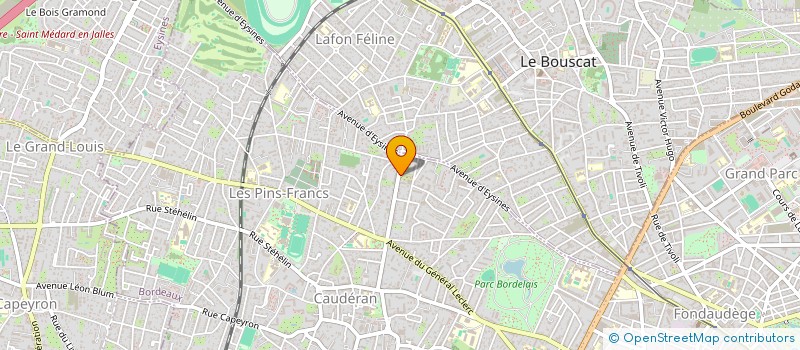 localisation de l'entreprise COP RES EDEN ROC à BORDEAUX