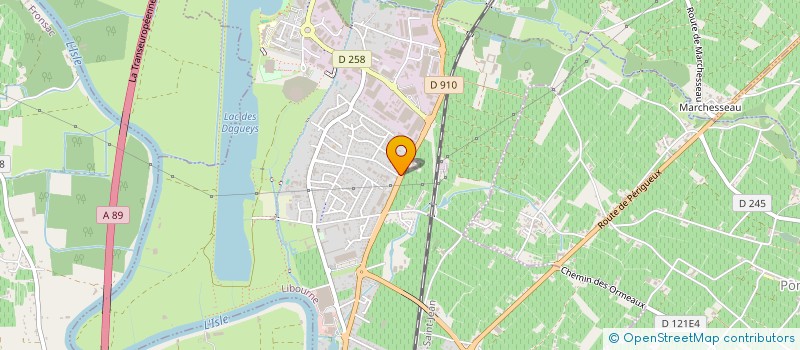 localisation de l'entreprise COP RES ELYSEE  LIBOURNE