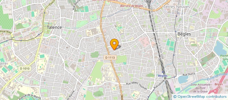 localisation de l'entreprise COP RES FONTAINES DE BEGLES à BEGLES