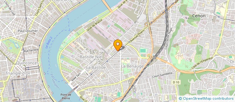 localisation de l'entreprise COP RES GARDEN AVENUE  BORDEAUX