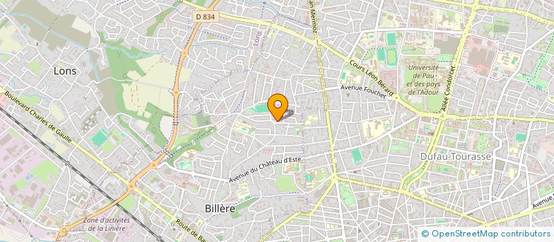 localisation de l'entreprise COP RES GENSEMIN  BILLERE