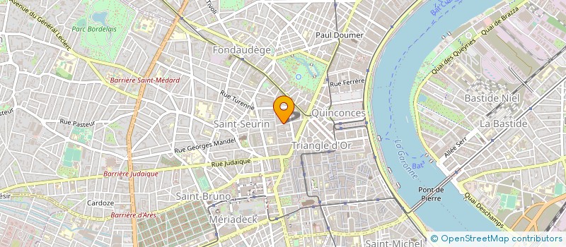 localisation de l'entreprise COP RES HUGUERIE à BORDEAUX