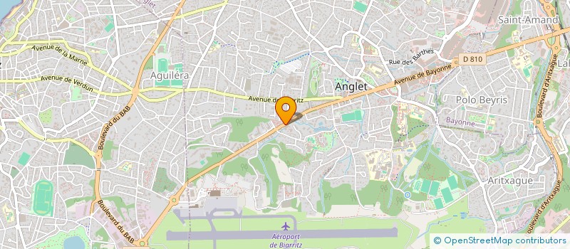 localisation de l'entreprise COP RES LA COTONIERE  ANGLET