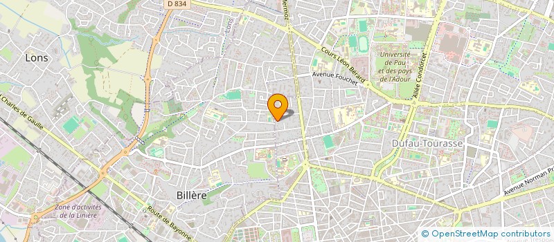 localisation de l'entreprise COP RES LA LEZARDIERE à PAU