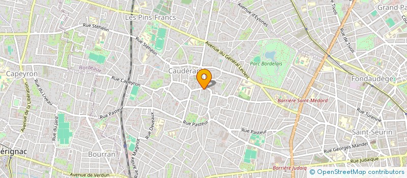 localisation de l'entreprise COP RES LA ROSERAIE à BORDEAUX