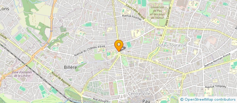 localisation de l'entreprise COP RES LADEVEZE à PAU
