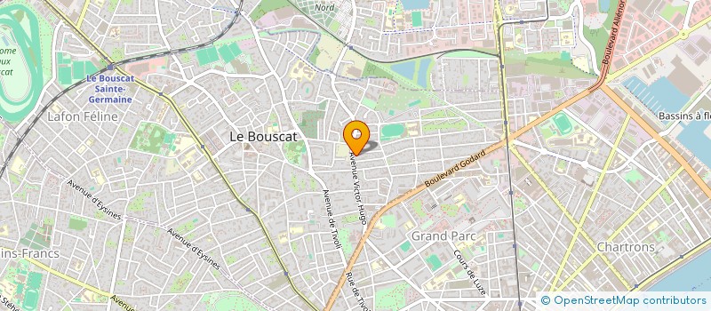 localisation de l'entreprise COP RES LAGARDERE  LE BOUSCAT