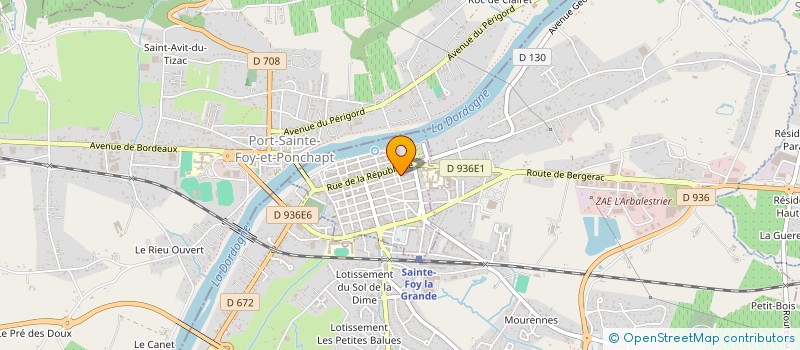 localisation de l'entreprise COP RES LANGALERIE  SAINTE-FOY-LA-GRANDE