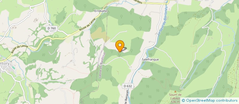 localisation de l'entreprise COP RES LE PESCAMOU  ARETTE