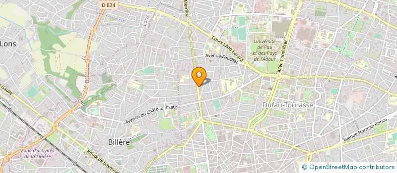 localisation de l'entreprise COP RES LES ANDES à PAU