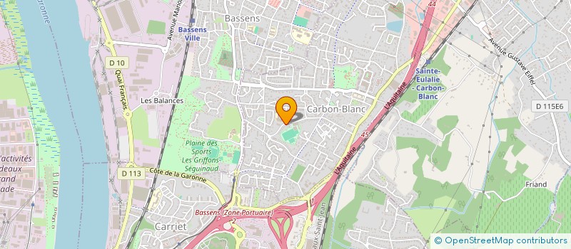 localisation de l'entreprise COP RES LES GRIFFONS  CARBON-BLANC