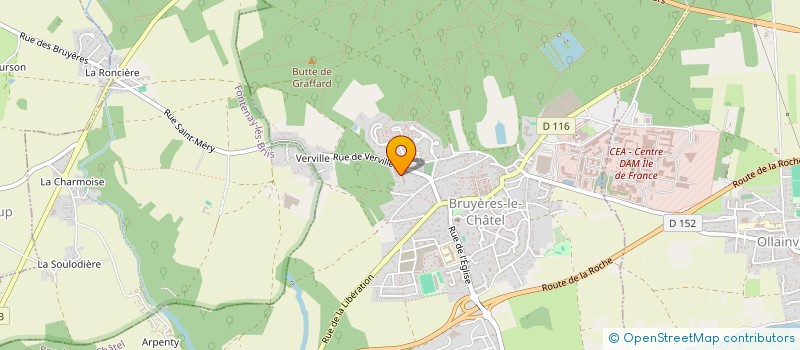 localisation de l'entreprise COP RES LES HAUTS DE BRUYERES  BRUYERES-LE-CHATEL